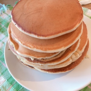 卵なしで！ホットケーキできちゃった♪